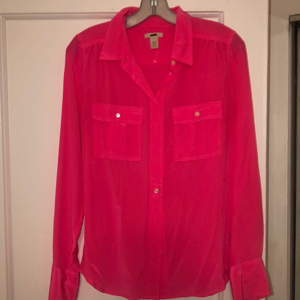 J Crew Silk Blouse